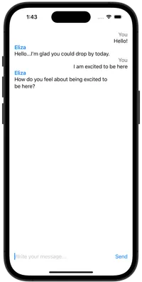 Chat with Eliza!